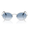 Ray-Ban Sunglasses RB3547 003/3F Oval Silver/Blue Gradient Unisex