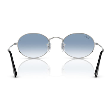 Ray-Ban Sonnenbrille RB3547 003/3F Oval Silber/Blau Verlauf Unisex 4