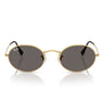Ray-Ban Gafas de Sol RB3547N 001/B1 Oval Oro/Gris Oscuro Unisex