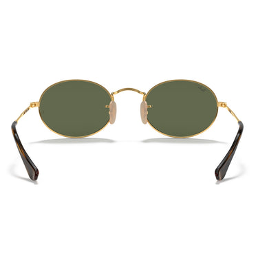 Ray-Ban Gafas de Sol RB3547N 001 Oval Oro/Verde G-15 Unisex 3