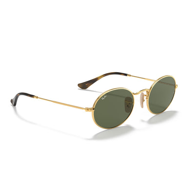 Ray-Ban Gafas de Sol RB3547N 001 Oval Oro/Verde G-15 Unisex 4