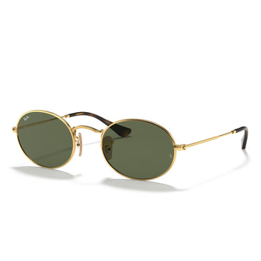 Ray-Ban Gafas de Sol RB3547N 001 Oval Oro/Verde G-15 Unisex 1