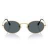Ray-Ban Sunglasses RB3547N 001/R5 Oval Gold/Blue Unisex