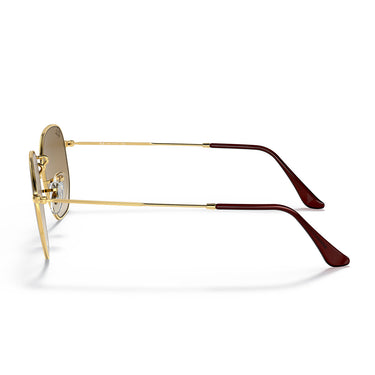 Ray-Ban Okulary Przeciwsłoneczne RB3548 001/51 Sześciokątne Złoto Arista/Jasny Brąz Gradient Unisex 3