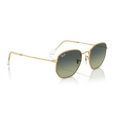 Ray-Ban Okulary Przeciwsłoneczne RB3548 001/BH Hexagonal Oro Arista/Verde Vintage Unisex 5