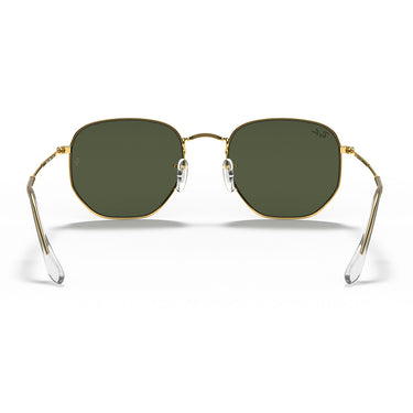 Ray-Ban Okulary Przeciwsłoneczne RB3548 919631 Hexagonal Złoty/Zielony G-15 Unisex