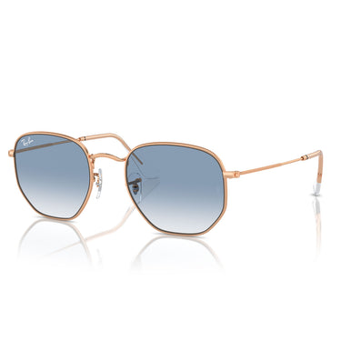 Ray-Ban Sonnenbrille RB3548 92023F Hexagonal Gold/Blau Unisex 1