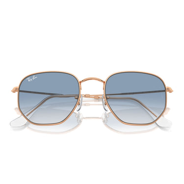Ray-Ban Sonnenbrille RB3548 92023F Hexagonal Gold/Blau Unisex 5