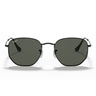 Ray-Ban Okulary Przeciwsłoneczne RB3548N 002-58 Ośmiokątne Czarny-Zielony G-15 Unisex Polaryzowane