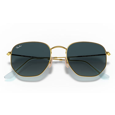 Ray-Ban Occhiali da Sole RB3548N 91233M Hexagonal Oro-Blu Sfumato Unisex 5