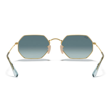 Ray-Ban Okulary Przeciwsłoneczne RB3556N 91233M Ośmiokątne Złoto Arista/Niebieski Gradient Unisex 3