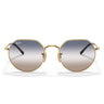 Ray-Ban Okulary Przeciwsłoneczne RB3565 001/GD Jack Złote/Przezroczyste Niebieskie Unisex