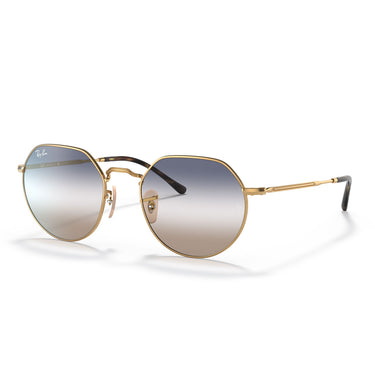 Ray-Ban Okulary Przeciwsłoneczne RB3565 001/GD Jack Złoty/Przezroczysty Niebieski Unisex 2