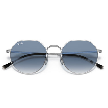 Ray-Ban Okulary Przeciwsłoneczne RB3565 003/3F Jack Srebrny/Niebieski Unisex 5