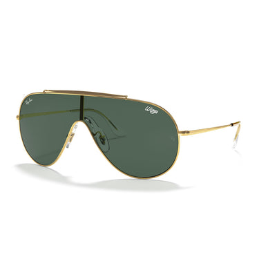 Ray-Ban Lunettes de Soleil RB3597 905071 Wings Noir/Vert Dégradé Unisexe