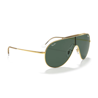 Ray-Ban Lunettes de Soleil RB3597 905071 Wings Noir/Vert Dégradé Unisexe