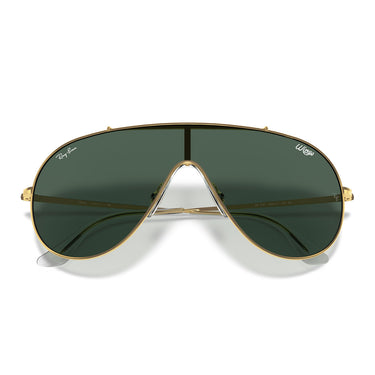 Ray-Ban Lunettes de Soleil RB3597 905071 Wings Noir/Vert Dégradé Unisexe