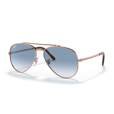 Ray-Ban Okulary Przeciwsłoneczne RB3625 92023F New Aviator Złoto/Niebieski Gradient Unisex 2