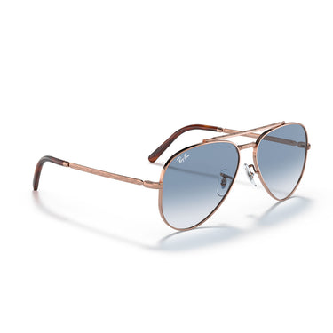 Ray-Ban Okulary Przeciwsłoneczne RB3625 92023F New Aviator Złoto/Niebieski Gradient Unisex 5
