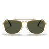 Ray-Ban Gafas de Sol RB3636 919631 New Caravan Oro/Verde Unisex