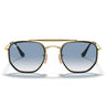 Ray-Ban Okulary Przeciwsłoneczne RB3648M 91673F The Marshall II Złoto/Niebieski Unisex
