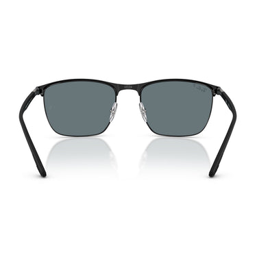 Ray-Ban Sonnenbrille RB3686 186/3R Schwarz/Dunkelblau Unisex polarisiert