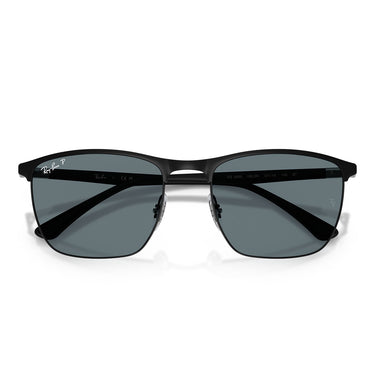 Ray-Ban Sonnenbrille RB3686 186/3R Schwarz/Dunkelblau Unisex polarisiert