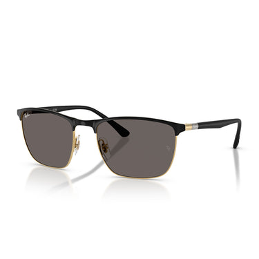 Ray-Ban Occhiali da Sole RB3686 187/B1 Nero Su Arista/Grigio Scuro Unisex