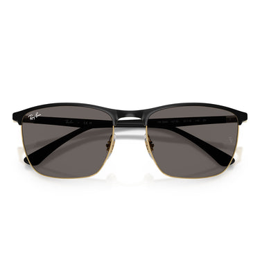 Ray-Ban Sonnenbrille RB3686 187/B1 Schwarz auf Arista/Dunkelgrau Unisex