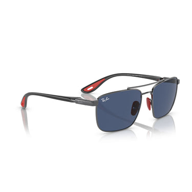 Ray-Ban Sonnenbrille RB3715M F08580 Scuderia Ferrari Silber/Dunkelblau Unisex 5