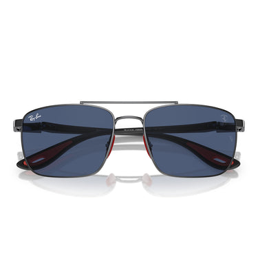 Ray-Ban Sonnenbrille RB3715M F08580 Scuderia Ferrari Silber/Dunkelblau Unisex 6