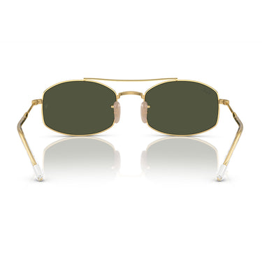 Ray-Ban Sonnenbrille RB3719 001/31 Gold/Grün G-15 Unisex 4
