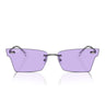 Ray-Ban Okulary Przeciwsłoneczne RB3730 004/1A Xime Srebrny/Fioletowy Unisex
