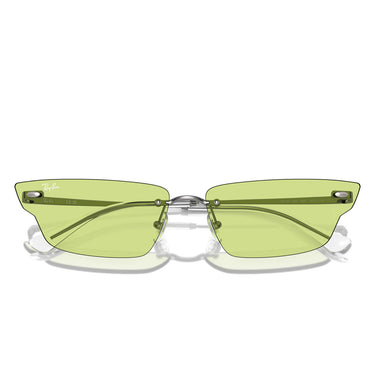 Ray-Ban Gafas de Sol RB3731 004/2 Anh Plata/Verde Unisex