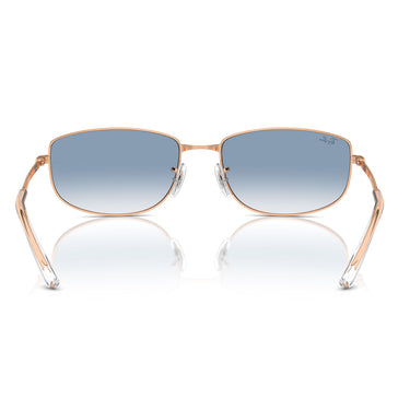 Ray-Ban Okulary Przeciwsłoneczne RB3732 92023F Złoto/Niebieski Unisex 4