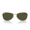 Ray-Ban Sonnenbrille RB3733 001/31 Gold/Grün Unisex