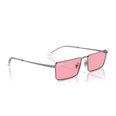 Ray-Ban Okulary Przeciwsłoneczne RB3741 004/84 Emy Argento/Rosa Unisex 4