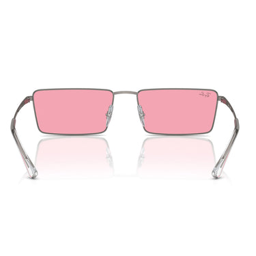 Ray-Ban Okulary Przeciwsłoneczne RB3741 004/84 Emy Argento/Rosa Unisex 3
