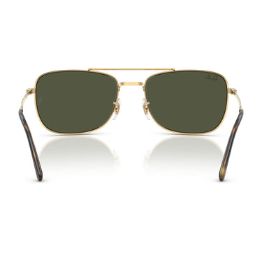 Ray-Ban Gafas de Sol RB3755 001/31 Oro/Verde Unisex 4