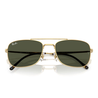 Ray-Ban Gafas de Sol RB3755 001/31 Oro/Verde Unisex 6