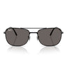 Ray-Ban Okulary Przeciwsłoneczne RB3755 002/B1 Czarny/Ciemnoszary Unisex