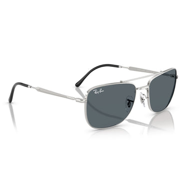Ray-Ban Gafas de Sol RB3755 003/R5 Plata/Azul Unisex 4