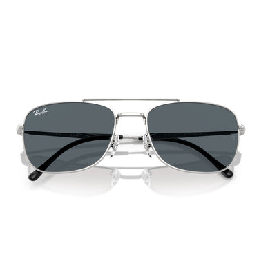 Ray-Ban Gafas de Sol RB3755 003/R5 Plata/Azul Unisex 5
