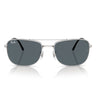 Ray-Ban Okulary Przeciwsłoneczne RB3755 003/R5 Srebrny/Niebieski Unisex