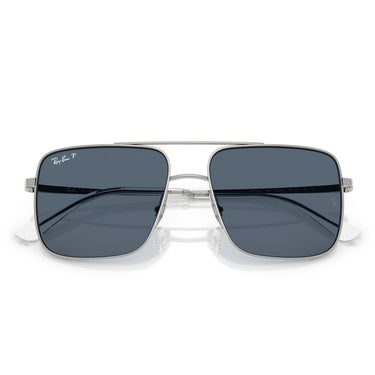 Ray-Ban Okulary Przeciwsłoneczne RB3758 003/2V Ari Srebrny/Niebieski Unisex Polaryzowane