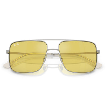 Ray-Ban Sonnenbrille RB3758 003/6D Ari Silber/Gelb Unisex 6