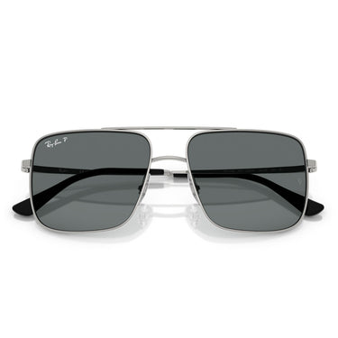 Ray-Ban Okulary Przeciwsłoneczne RB3758 003/81 Ari Srebrny/Szary Unisex Polaryzowane