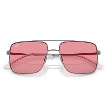 Ray-Ban Gafas de Sol RB3758 004/84 Ari Plata/Rosa Unisex