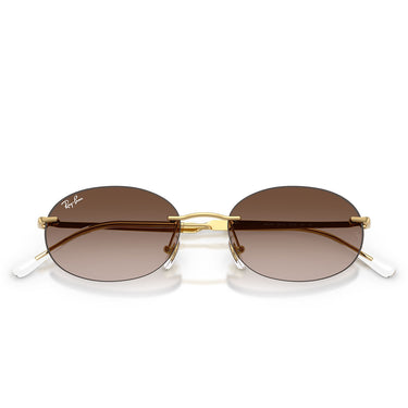 Ray-Ban Okulary Przeciwsłoneczne RB3767 001/13 Złoto Arista/Brązowy Gradient Unisex 5