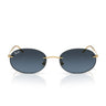 Ray-Ban Okulary Przeciwsłoneczne RB3767 001 4C Złoto Arista Niebieski Gradient Ciemny Szary Unisex